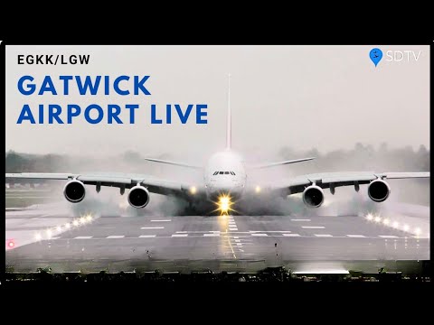 Gatwick Airport Live - EGKK/LGW - 21st December  2023