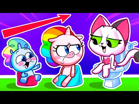 😍 Potty Training for Kids 😍 Good and Healthy Habits Funny Kids Stories 😍 BI BA BOOM! and PurrPurr