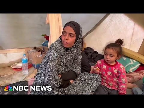 &lsquo;We are dying of hunger&rsquo;: Palestinian mother describes dire conditions in Rafah camp