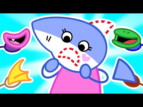 I LOST MY MOUTH? 👄 FIND MY MOUTH AND FIN ⭐️ Best Educational Cartoons for Kids