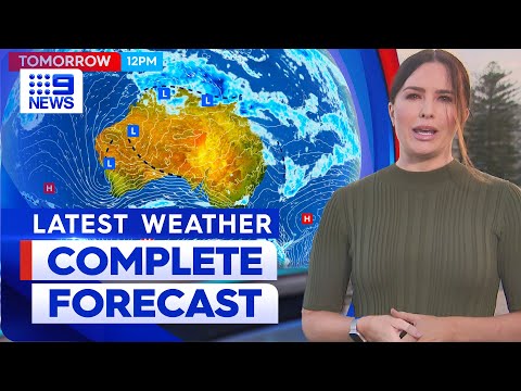 Australia Weather Update: Heavy rain and storms to hit the far north | 9 News Australia