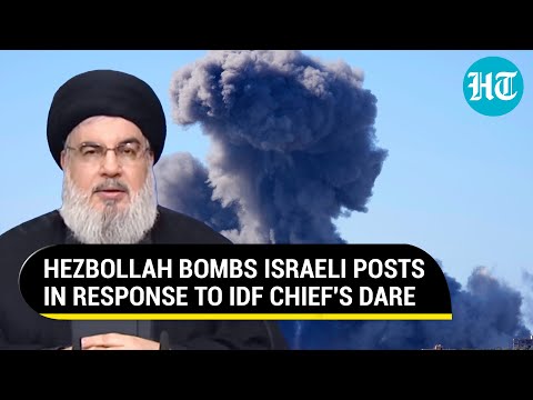 Hezbollah's Explosive Response To Israeli Army Chief's Dare From Border; IDF Posts Up In Smoke