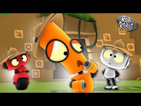 Indiana Orbit and the Temple of BOOM! | Rob The Robot | Preschool Learning