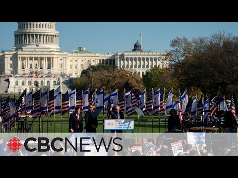 March for Israel held in Washington as U.S. officials pressure White House for ceasefire