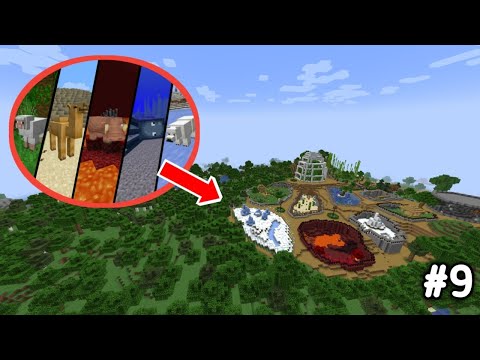 Gw Membuat Kebun Binatang Berisi Semua Hewan Di Minecraft Survival