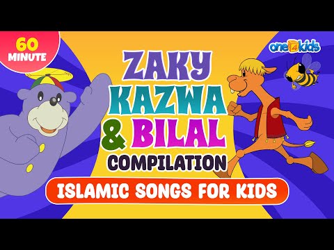 Zaky, Kazwa &amp; Bilal Compilation | Islamic Songs For Kids | 60 Minutes