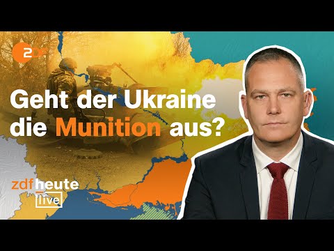 Knappe Reserven der Ukraine: Vorteil f&uuml;r Putins M&auml;nner? Milit&auml;rexperte Gressel bei ZDFheute live