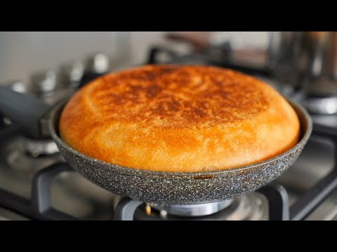 BREAD in a pan WITHOUT an oven! Homemade delicious bread. Recipe for white bread.