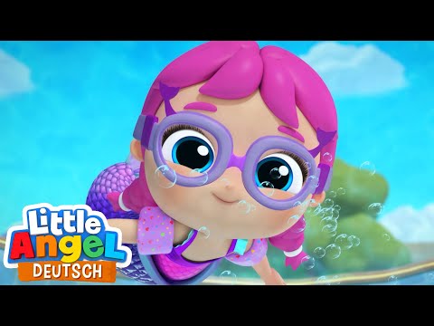 Schau wie ich schwimm | Kinderlieder mit Klein Joni | Little Angel Deutsch