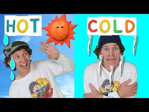 Hot Cold Action Song for Kids | Learning Opposites | Learn English Kids