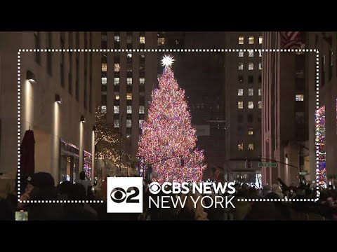 NYC kicks off holiday season with Rockefeller Center Christmas tree lighting