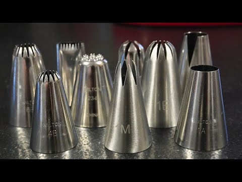 The most used Nozzles in Pastry The key to perfect finishes