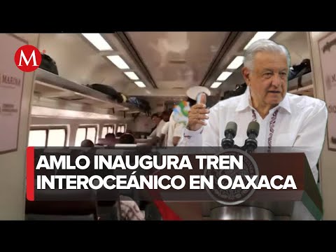 Inicia primer viaje del Tren Interoce&aacute;nico en Oaxaca, contempla 5 estaciones hasta Coatzacoalcos