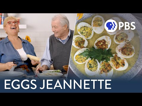 Making Eggs Jeannette with Jacques P&eacute;pin | Cooking with Lidia Bastianich