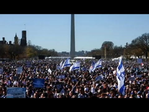 Tens of thousands gather in DC for 'March for Israel'