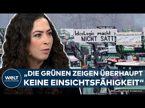 BAUERNPROTESTE IN DEUTSCHLAND: &quot;Kritik an der Regierung, ist nicht Kritik an der Demokratie&quot;