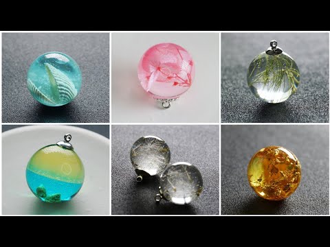 10 EPOXY BALLS Epoxy Resin DIY Ideas CHEAP AND EASY DIY JEWELRY IDEAS