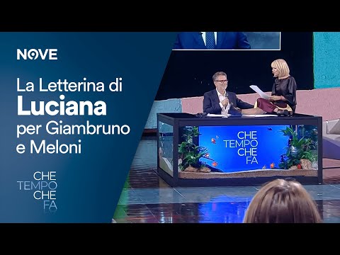 Che tempo che fa | La Letterina di Luciana Littizzetto per la Meloni e Giambruno | 22 Ottobre