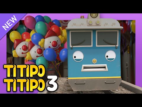 TITIPO S3 EP11 A strange house l Train Cartoons For Kids | Titipo the Little Train