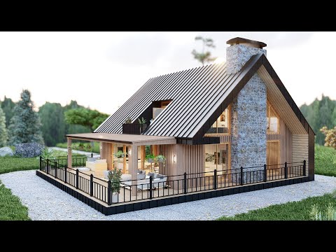 39' x 36' (12m x 11m) Totally In Love With This Cozy &amp; Elegant House - House Design With Floor Plan