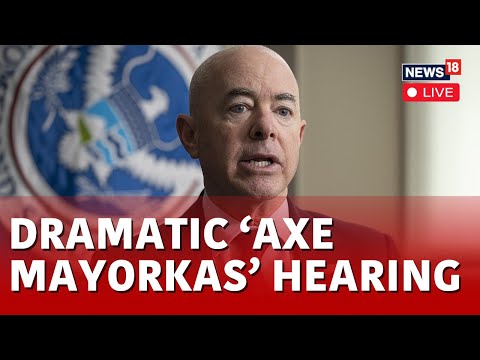 Homeland  Secretary On Security Mayorkas LIVE | House Panel Holds Impeachment Hearing For Mayorkas