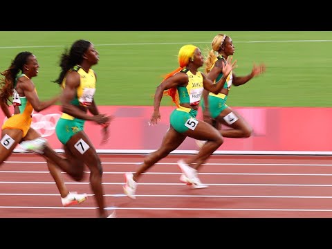 WOMEN 100M FINALS | JAMAICA 123 | MY REACTION