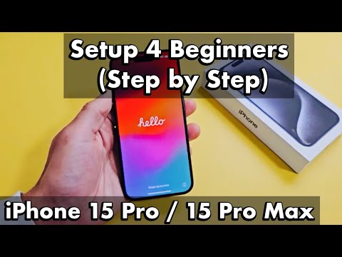 How to Setup iPhone 15 Pro / 15 Pro Max (step by step)