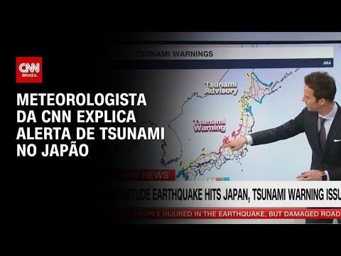 Tsunami no Jap&atilde;o: meteorologista da CNN explica alerta | LIVE CNN