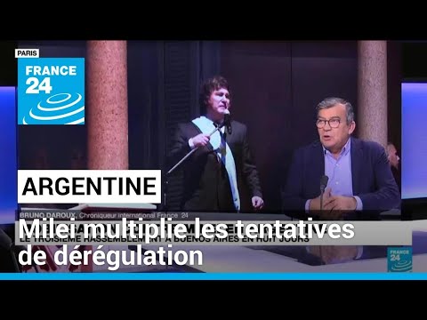 Argentine : &agrave; peine au pouvoir, Javier Mileil multiplie les tentatives de d&eacute;r&eacute;gulation de l'&eacute;conomie