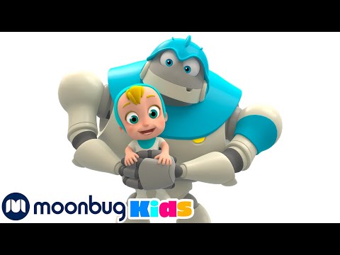 5 HOURS OF ARPO The Robot 🤖 - Bath Time Blues | Moonbug Kids TV Shows | Cartoons For Kids