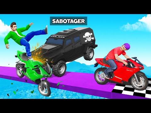 1v1 Race With Sabotager In GTA 5!