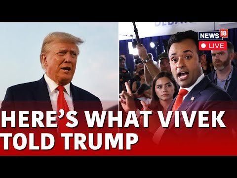 Vivek Ramaswamy LIVE | Trump News | After Trump's &quot;Fraud&quot; Jab, Ramaswamy's &quot;Founding Fathers&quot; Retort