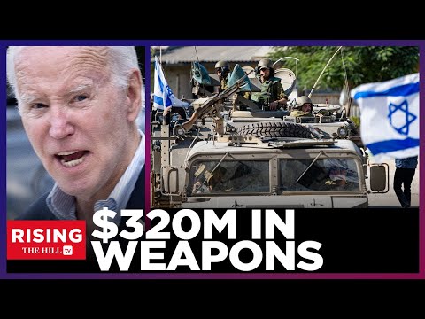 Biden Sends $320M WEAPONS GIFT To Israel After UN Calls Gaza 'GRAVEYARD FOR CHILDREN': Rising