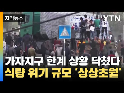 [자막뉴스] 한계 상황 닥친 가자지구...식량 위기 규모 '상상초월' / YTN