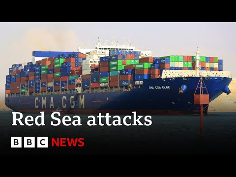 Commercial ships avoiding Red Sea over attack fears | BBC News