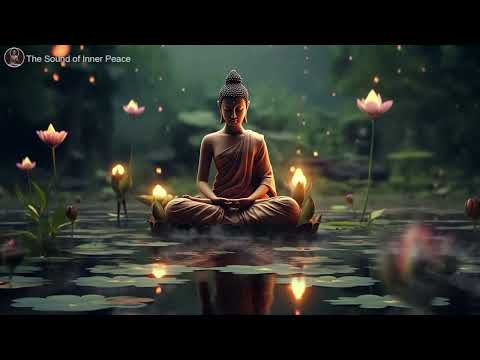 Peaceful &amp; Happy Buddhist music -  528 Hz  - Sound Bath Meditation - Healing Frequencies