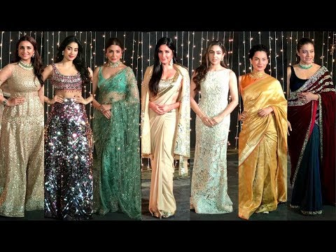 Bollywood Actress At  Priyanka Chopra And Nick Jonas Wedding Reception