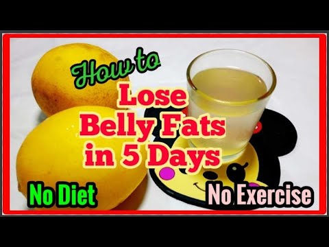 How to lose Belly Fat in 3 days Super Fast! NO DIET-NO EXERCISE/ Weight Loss Drink