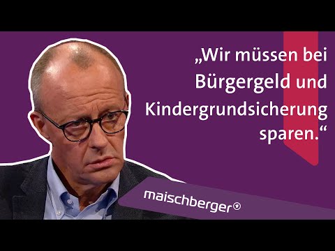 CDU-Chef Friedrich Merz und &amp;Ouml;konom Marcel Fratzscher zur Haushaltskrise der Ampel | maischberger