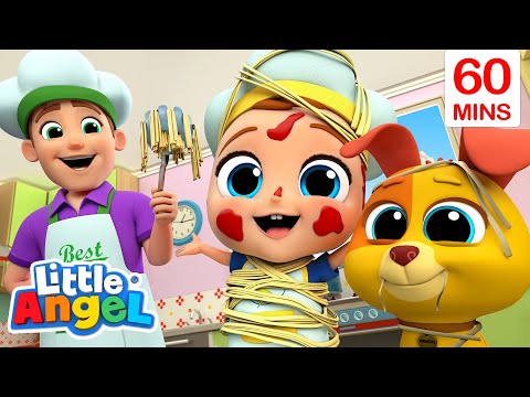 Pasta Song (Cooking with Daddy) + More @LittleAngel Kids Songs &amp; Nursery Rhymes