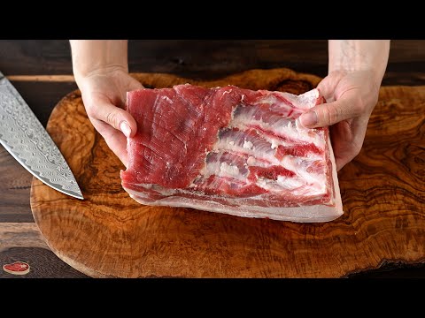 Few people cook pork belly like this! My grandmother's secret technique!