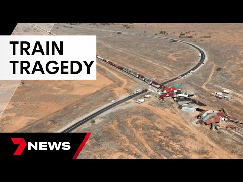 Two train drivers killed in horror truck collision on Barrier Highway, Bindarrah  | 7 News Australia