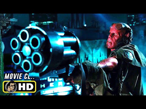 HELLBOY II (2008) Hellboy Vs. Elemental Forest God [HD]