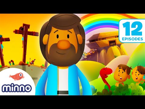 🔴 The BIBLE Animated for Kids! | 12 Episodes of Cartoon Bible Stories for Kids