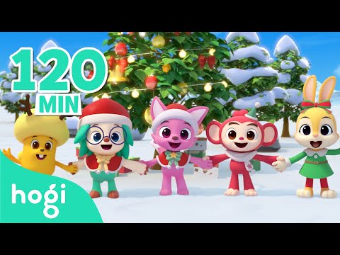 🎄 BEST Holiday Songs 2023｜Jingle Bells + More｜Merry Christmas and Happy Holidays｜Hogi Christmas