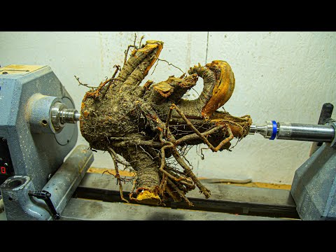 Woodturning &ndash; Rooty Firewood to Beautiful Vase