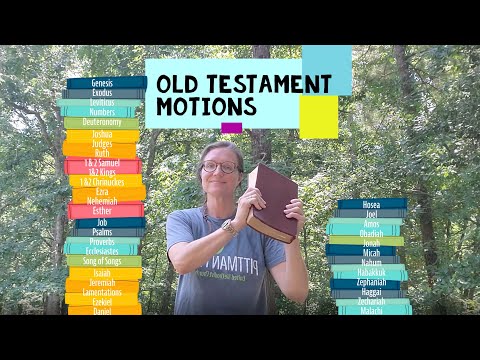 Books of the Bible Old Testament Hand Motions