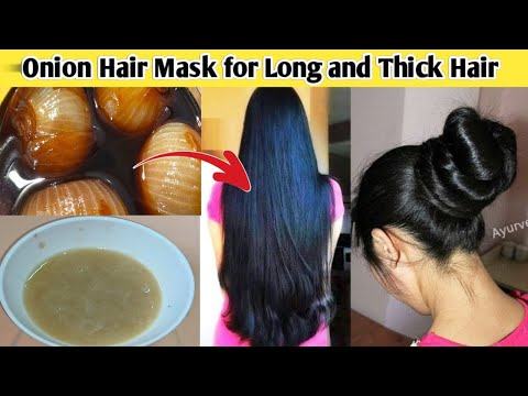 Homemade Onion Hair Mask for Double Hair Growth - Onion Hair mask to get long hair, No Hair Fall