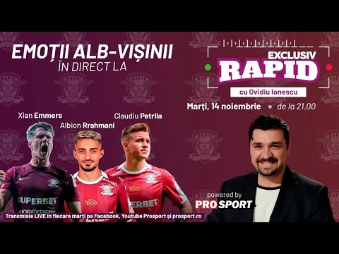 EXCLUSIV RAPID ?cu Albion Rrahmani, Xian Emmers și Claudiu Petrila