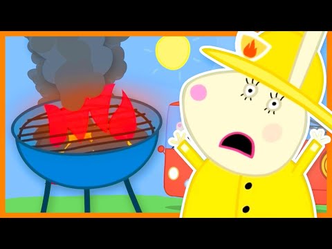 Peppa Pig Helps Put Out A Fire